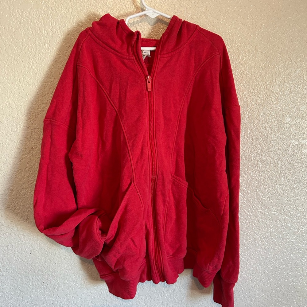All in Motion Scarlet Zip-Up Jacket